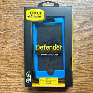 NEW IN BOX! OtterBox Defender Case for iPhone SE (2nd gen.) /7 / 8 - Blue/Black